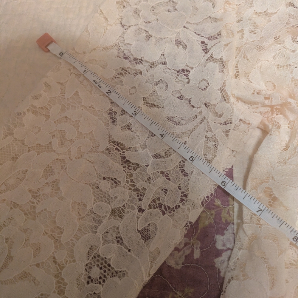Free People Boho Festival Lace Tunic - Ivory - Small - Like New - Picture 10 of 11